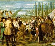 VELAZQUEZ, Diego Rodriguez de Silva y The Surrender of Breda (Las Lanzas) wr oil painting